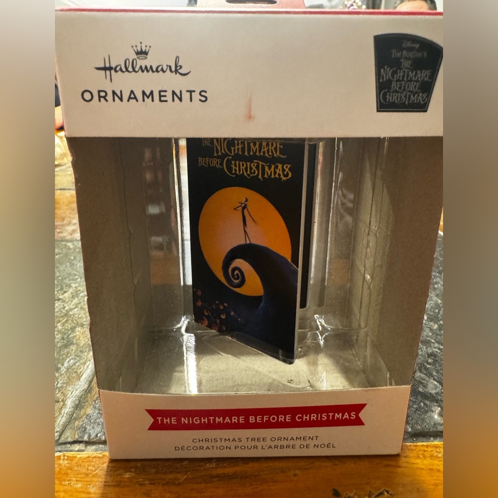 Hallmark Disney's The Nightmare Before Christmas‎ Retro VHS TAPE Ornament